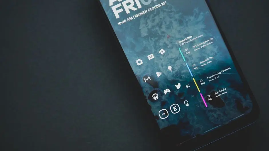 Ilustrasi pengaturan aplikasi pada smartphone